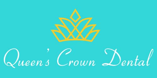 Queen's crown dental logo