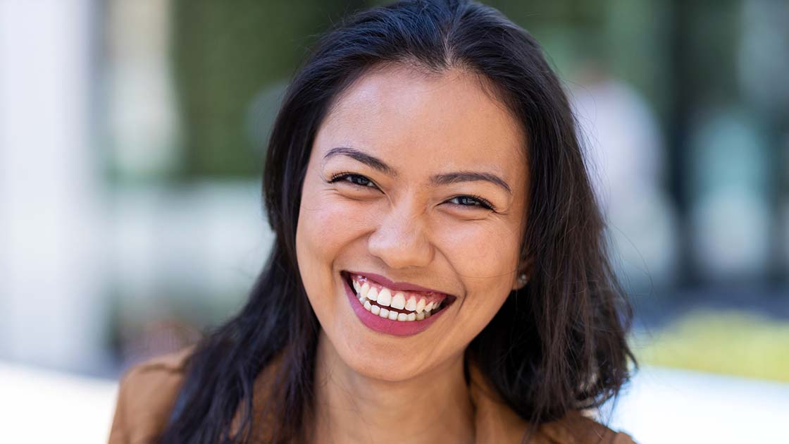 cosmetic dentistry smiling lady